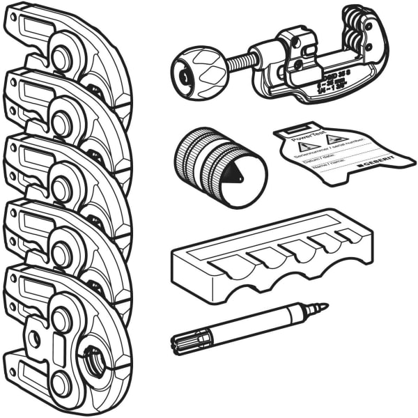 Geberit Mapress Pressbackenset d12/15/22-35 Geberit Kompatibilität (1)