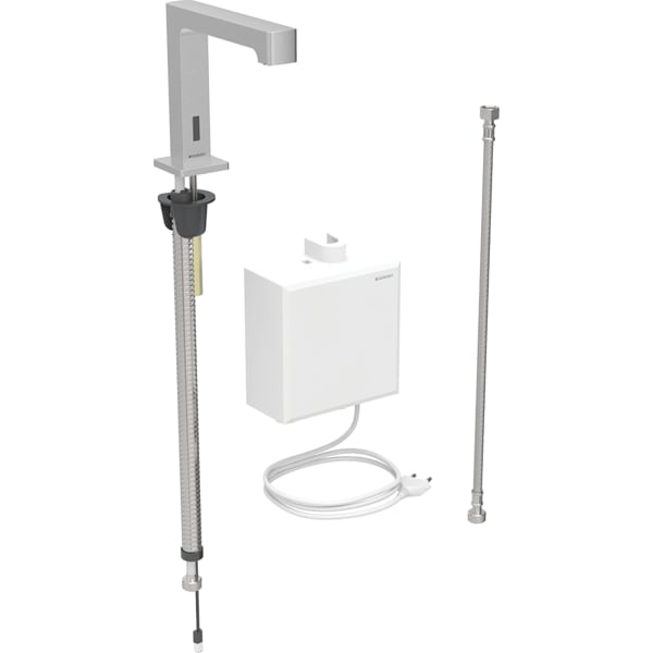 Geberit Brenta WT-Arm., Standmontage, Netz mit AP-Funkt.Box, o.Misch., edst.gebü.