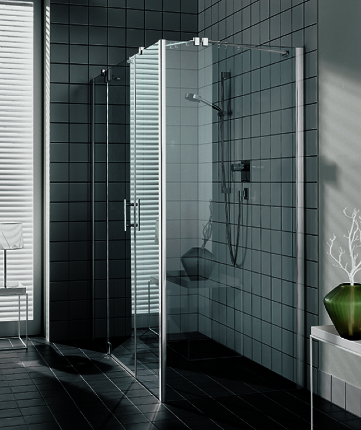 KR Kermi Seitenwand Filia XP UWD 0800x 2000 BV: 775-800 SIHG ESG klar Clean