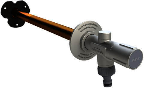 KEMPER Frostsichere Außenarmatur FROSTI Fig. 578 00 Bausatz 150-415mm Griff DN20