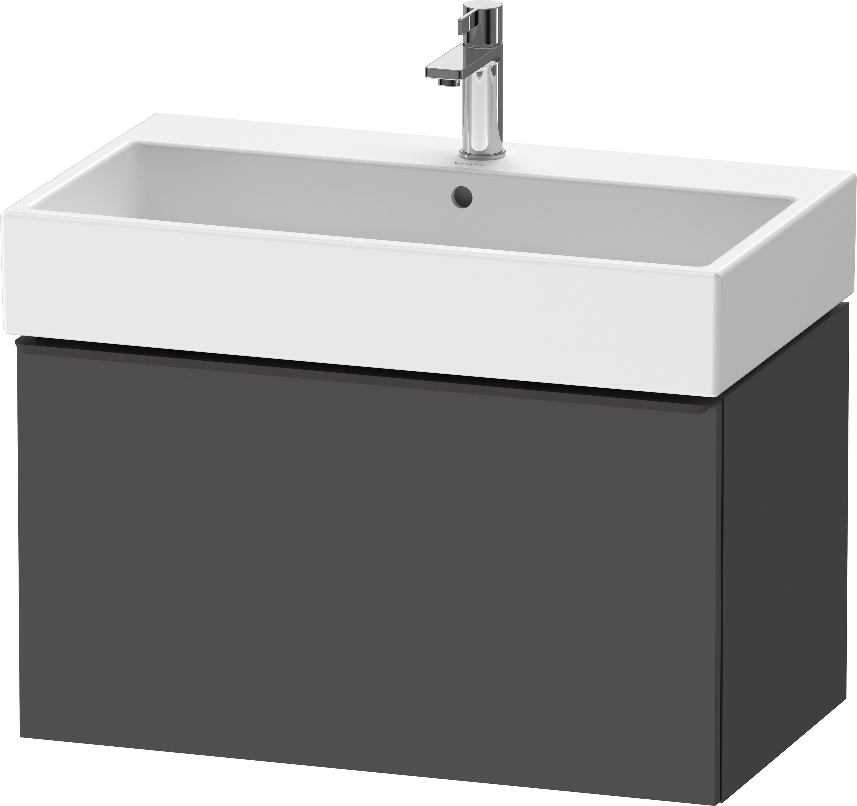 Duravit D-Neo WTU,Wdh,Ausz:1,Gr:Diamant Schw. 784x442x440mm,Graphit Matt, Dekor