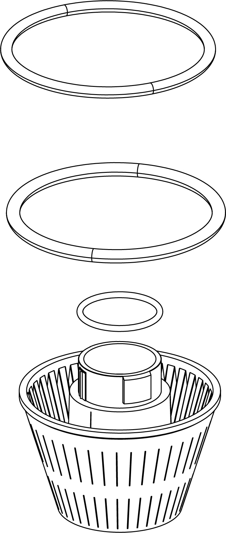 Gruenbeck Harzfänger mit O-Ring