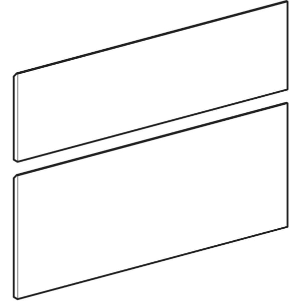 Geberit Set Schubladenfront f. US für MWT B:80cm, weiß matt