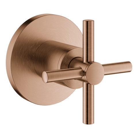 GROHE UP-Ventil-Oberbau Atrio 29396 Kreuz-Griff warm sunset gebürstet