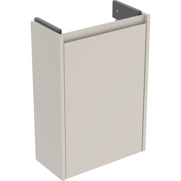 Geberit Renova Compact US für HWB, mit 1 Tür 41,2x60,5x20,1cm, sandgrau/l. seidenmatt