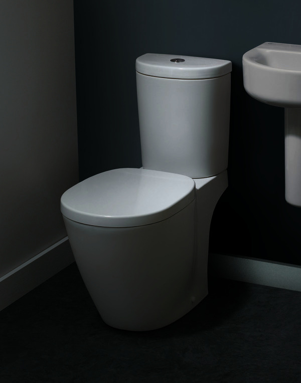 IS Spülkasten Connect Arc, 6 Liter, Zulauf unten, 360x175x375mm, Weiß m.IP