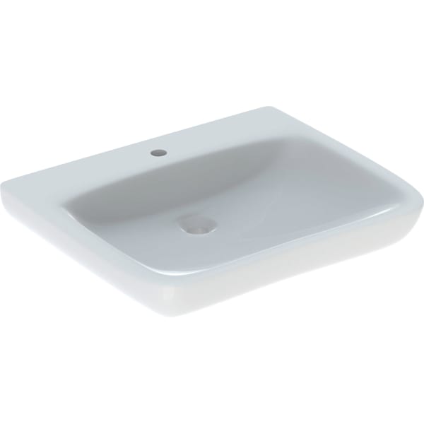 Geberit Renova Comfort WT barrierefrei 65x55cm, m. Hl., o. Ül., weiß, KeraTect