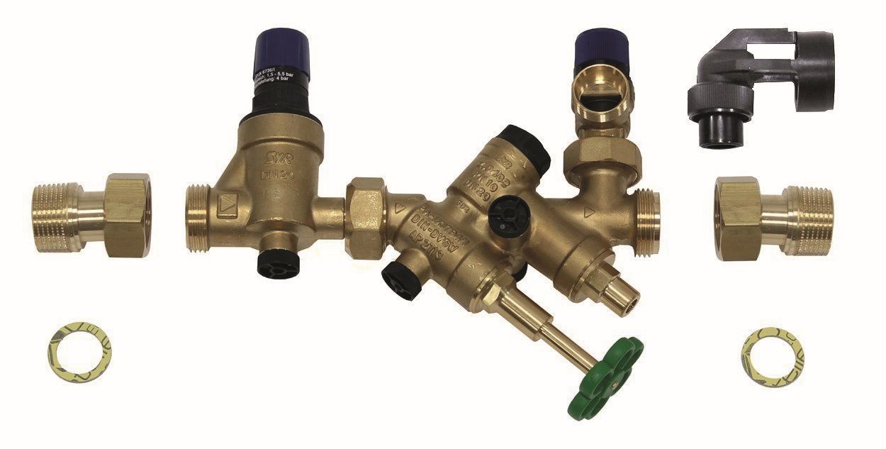 Vaillant Sicherheitsgruppe m. Druckmind. für Netzüberdruck unter 16 bar, R 3/4 DG