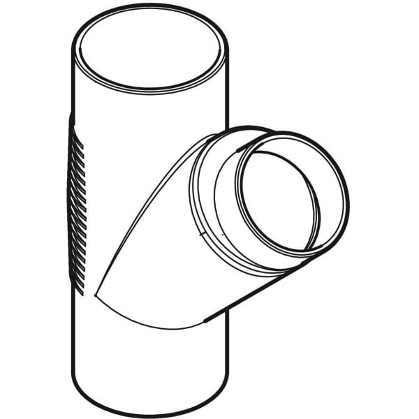 Geberit Silent-db20 Abzweig 45Gr d160/135