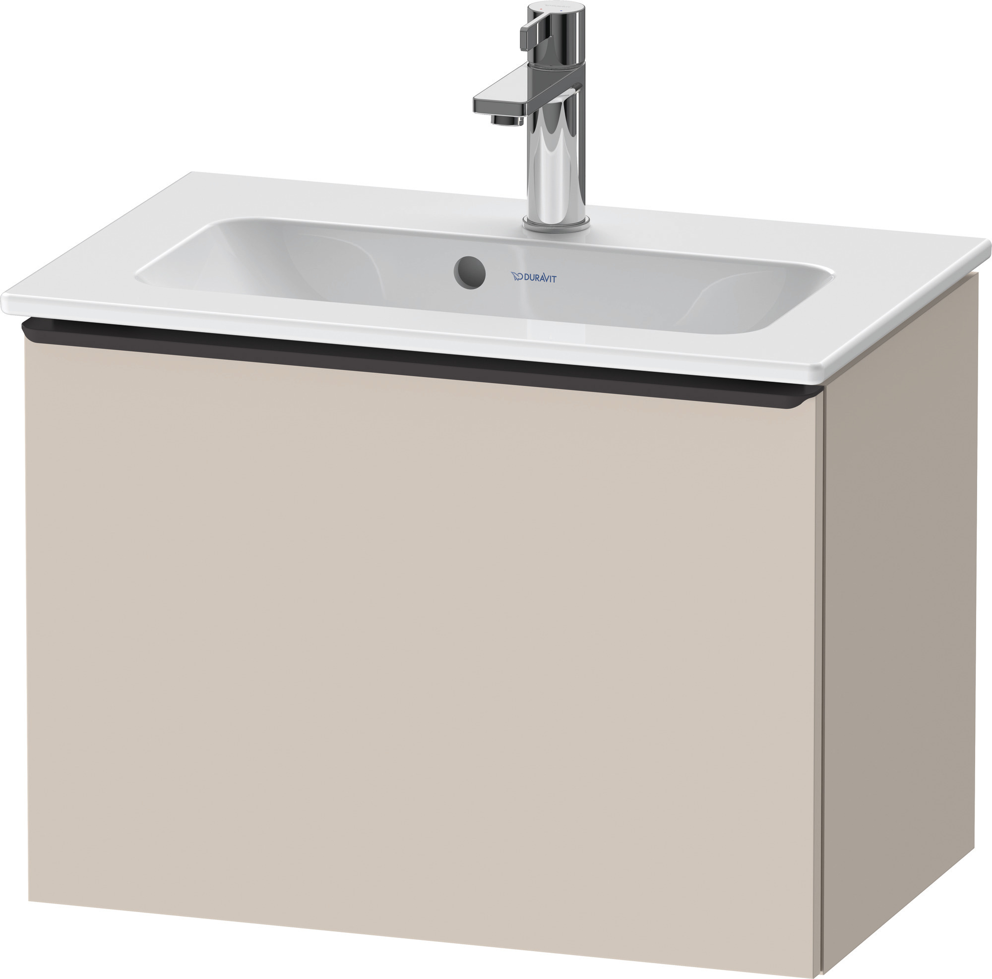 Duravit D-Neo WTU,Wdh,Ausz:1,Gr:Diamant Schw. 610x372x440mm,Taupe Matt, Dekor