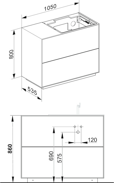 KE WUB Standm. Edition Lignatur 33341 f. Ker.-WT R. 2 Ausz. Nussb.