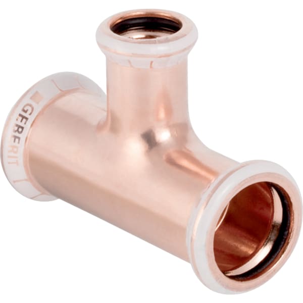 Geberit Mapress Kupfer T-Stück reduziert d18-15-15 Geberit Mapress Kupfer T-Stück reduziert d18-15-15
