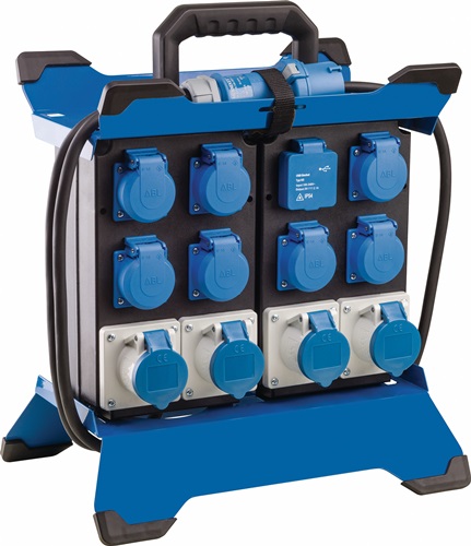 CEE-Standstromverteiler STECKY DUO 5 CEE-Stecker 230V,16 A,3-polig AS-SCHWABE CEE-Standstromverteiler STECKY DUO 5 CEE-Stecker 230V,16 A,3-polig AS-SCHWABE