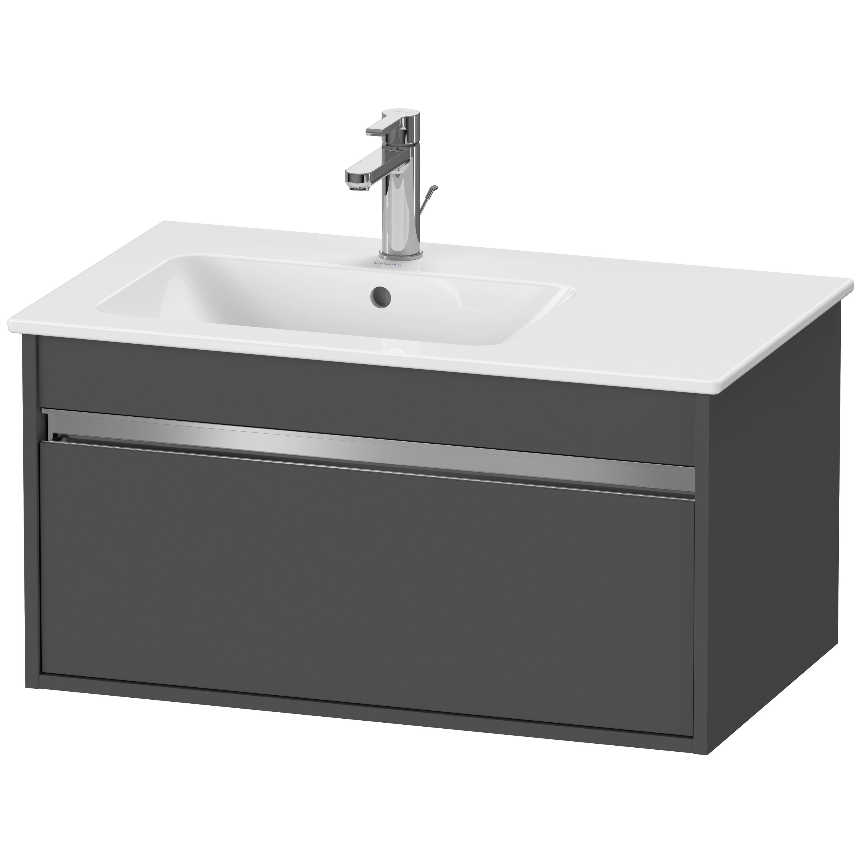 Duravit WTU Ketho f. ME by Starck, 1 Auszug 410x800x475mm, Graphit Matt