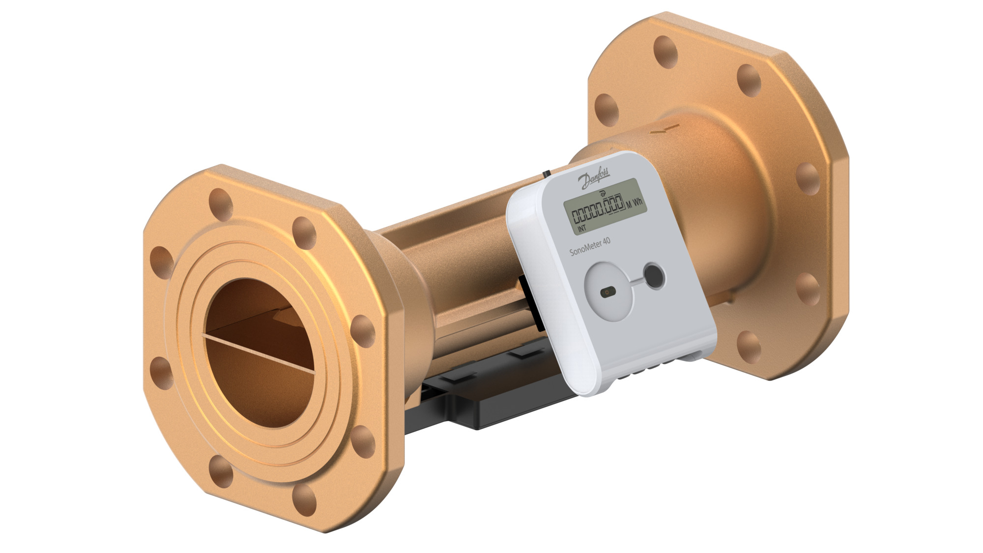 Danfoss Wärme-/Kältezähler SonoMeter 40 QP40 DN80 RL PN25 230V Mbus Pu IP65 MWh
