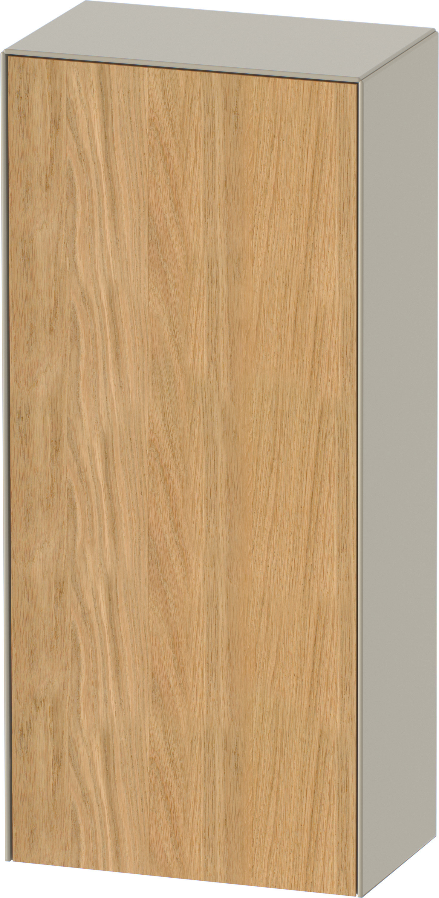 Duravit Halbhochschrank White Tulip, TA l.,880x400x240,Eiche N.M./Taupe Sdm.