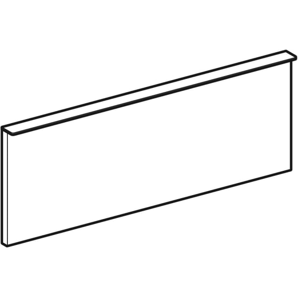 Geberit Schubladenfront für iCon US für WT Breite 75 cm, platin