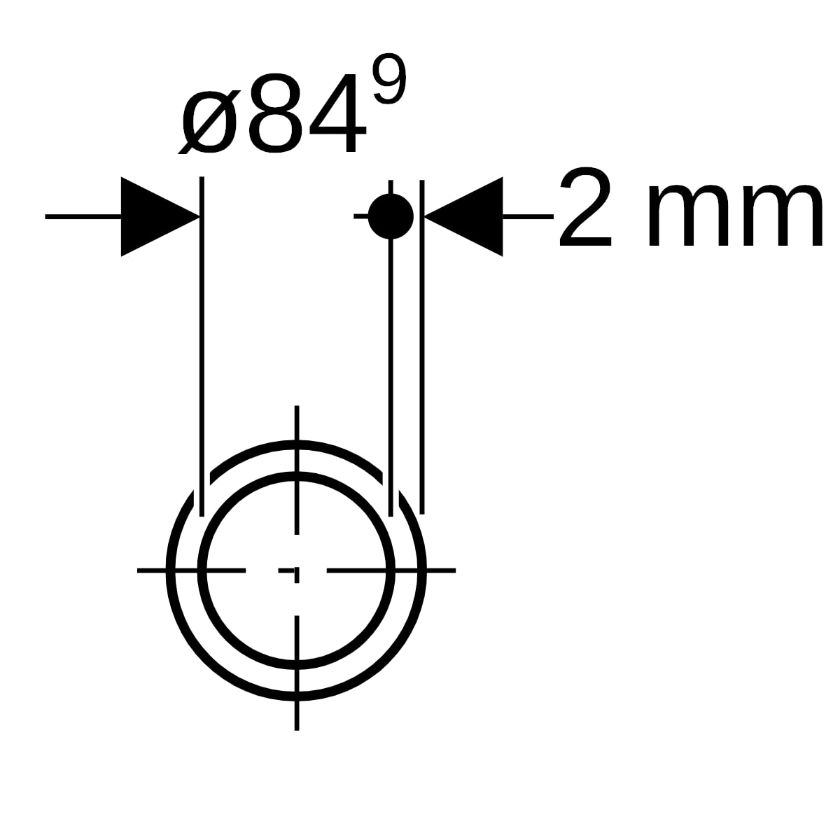 Geberit Mapress C-Stahl Rohrnippel außen verzinkt d88,9