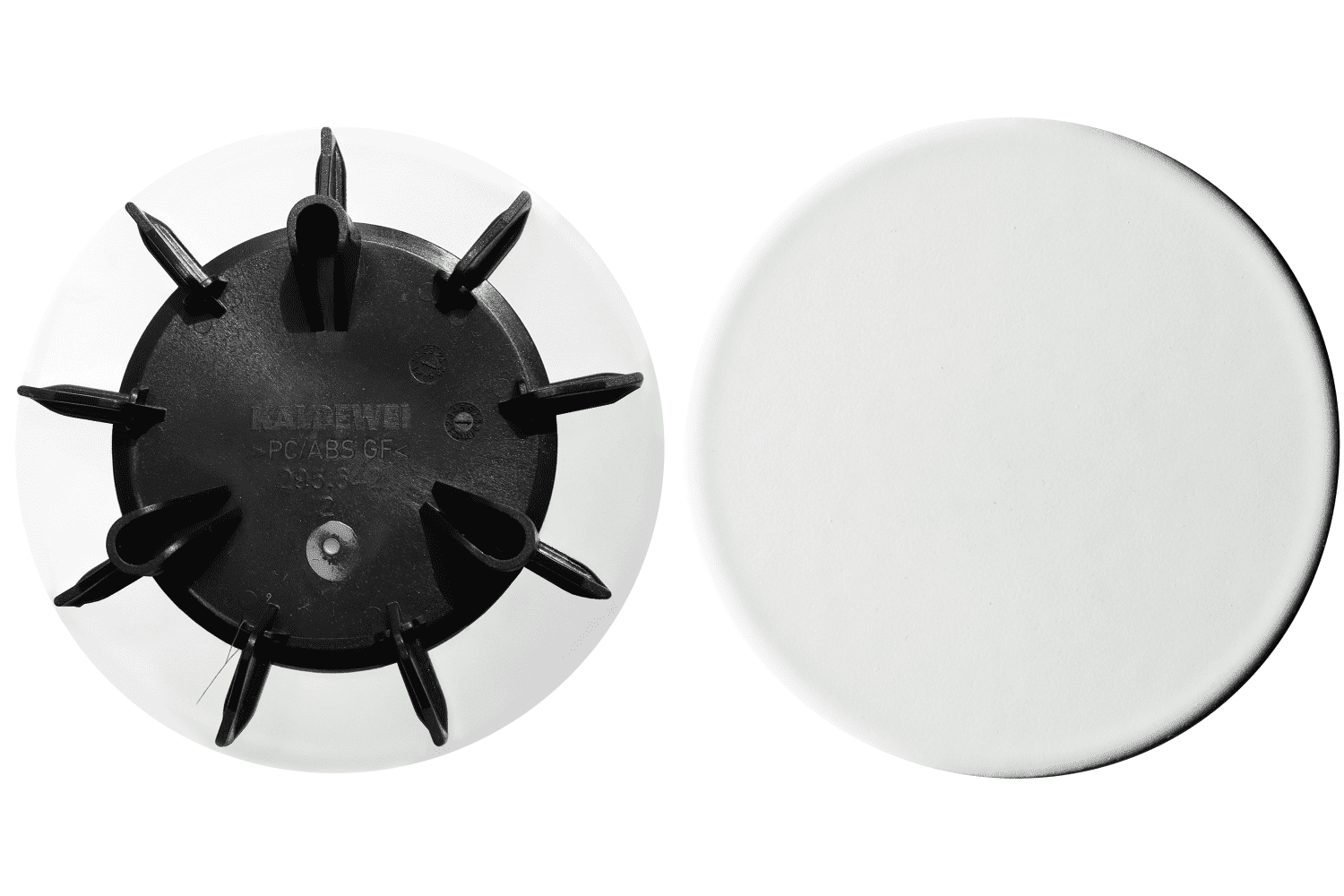 KA Ablaufdeckel KA 90 für 4103,4104,4105 alpinweiß, Invisible Grip