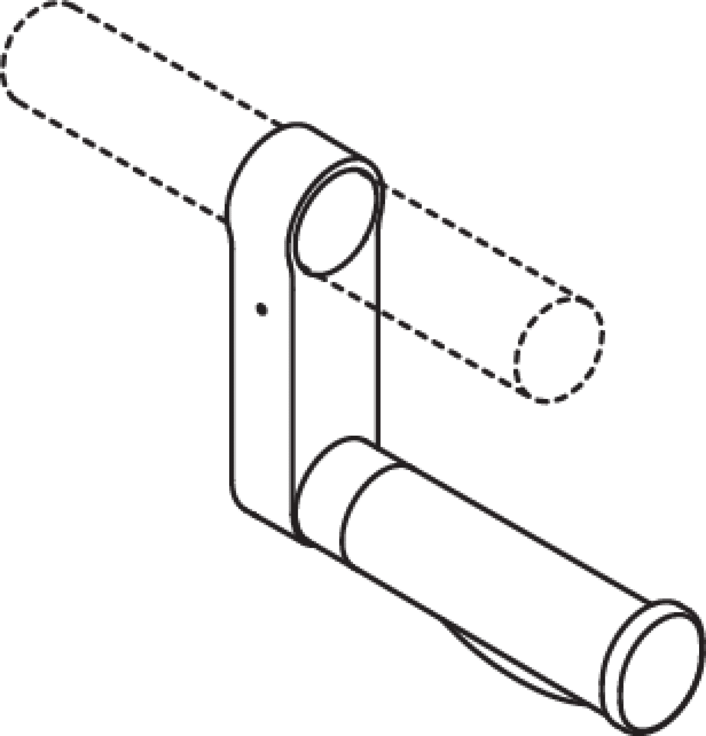 HEWI Aufrüstsatz WC-Papierhalter (USA) Serie 801 reinweiß