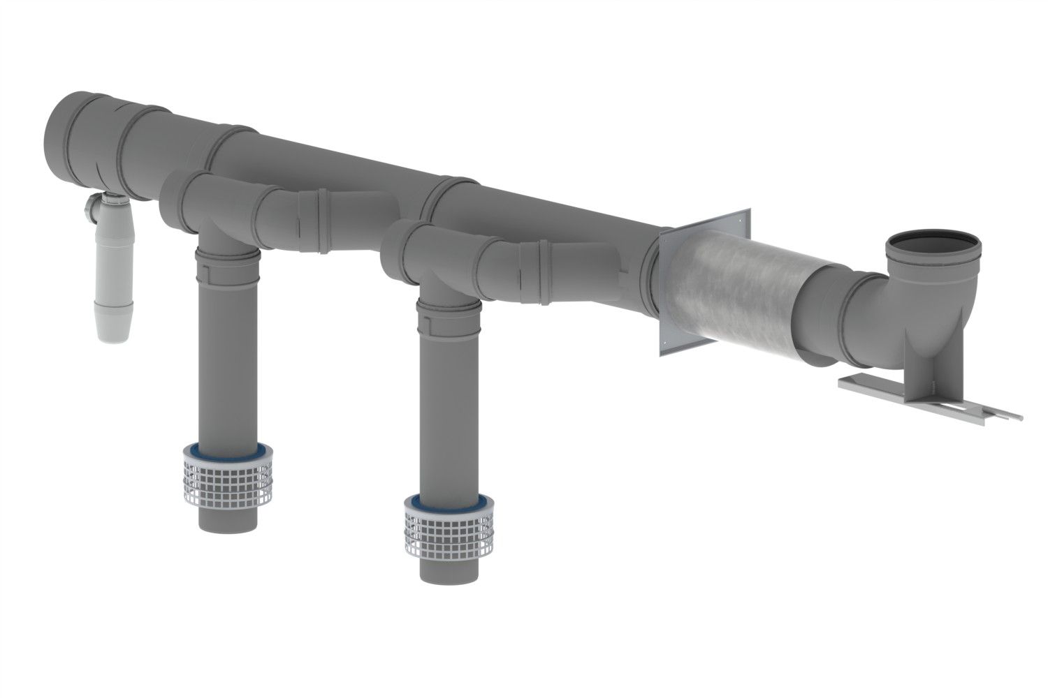 Remeha Basisset Kaskade DN 200, für 2 Kessel
