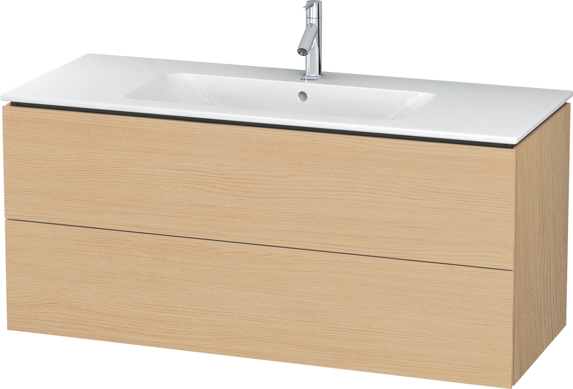 DU WTU wandh. L-Cube 481x1220x550mm 2 SchKa, f.233612, Eiche Natur