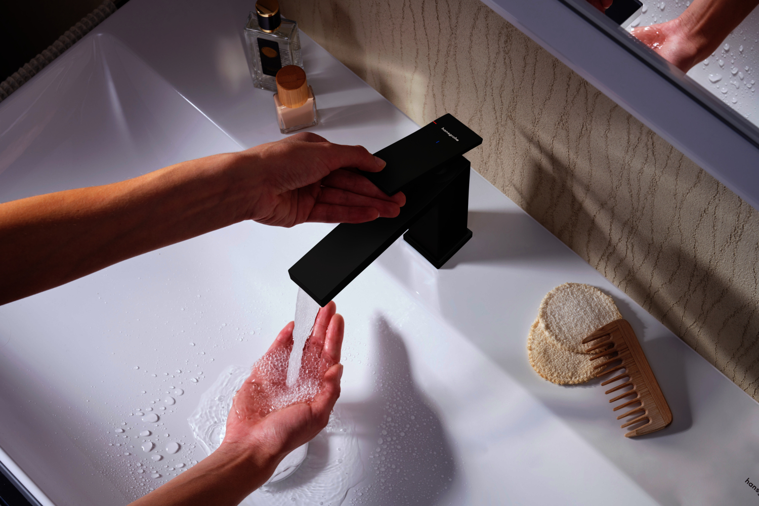 Hansgrohe WTM 110 Tecturis E CoolStart  EcoSmartu.  o. Ablaufgarnitur MSW