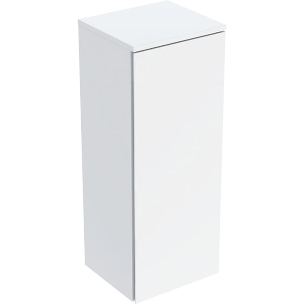 Geberit Renova Plan Mittelhochschrank m.1 Tür 33x85x29,7cm, weiß/l. seidenglanz