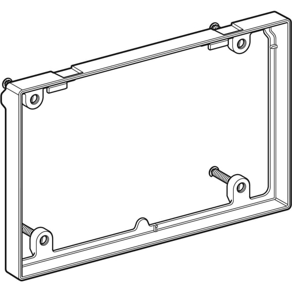 Geberit Sigma60 Ausgleichsrahmen für BetPl. eckig