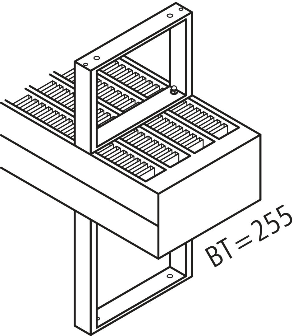 Kermi Konvektor Typ54 BH280x255x600mm QN1437,weiß,6bar,o. Abd.,AB Uni.