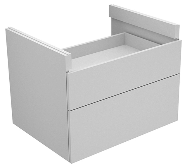 KE Unterbauschrank Edition 400 31443, 2 Auszüge, weiß HG/weiß HG
