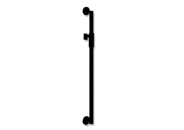 HEWI Brausehalterstange, d:32, L:900, plvb, Br.H.mag. schw tiefmatt