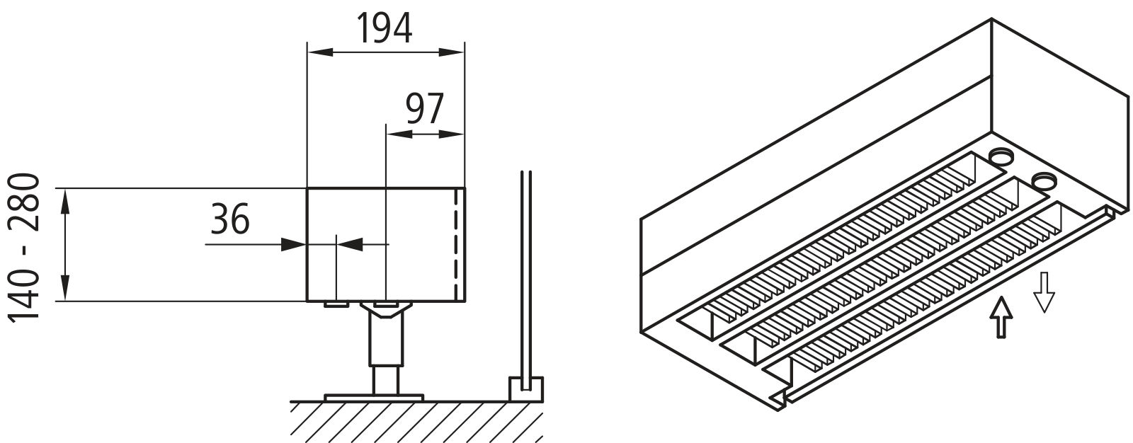 Kermi Kon m. Str. Typ33 BH70x194x700mm QN504, weiß, 6bar, o. Abd, AB 12