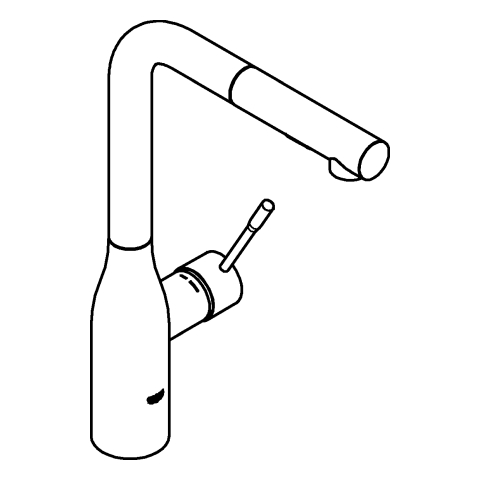 GROHE EH-Spültischbatterie Essence 30504 auszb. Spülbrause warm sunset gebürstet