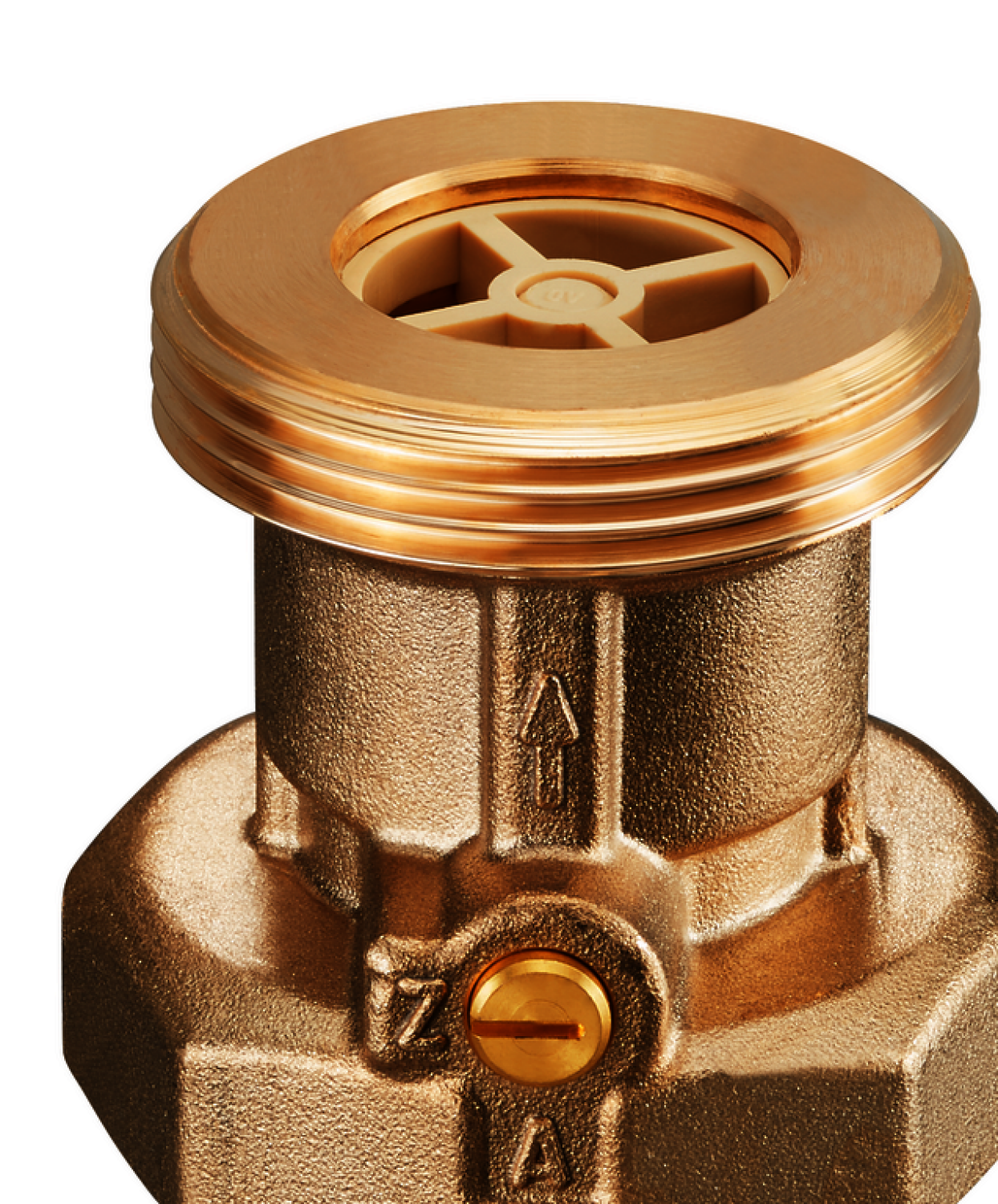 OVENTROP-Sperrventil SVE DN 32, G 2 AG, PN 10, Messing OVENTROP-Sperrventil SVE DN 32, G 2 AG, PN 10, Messing
