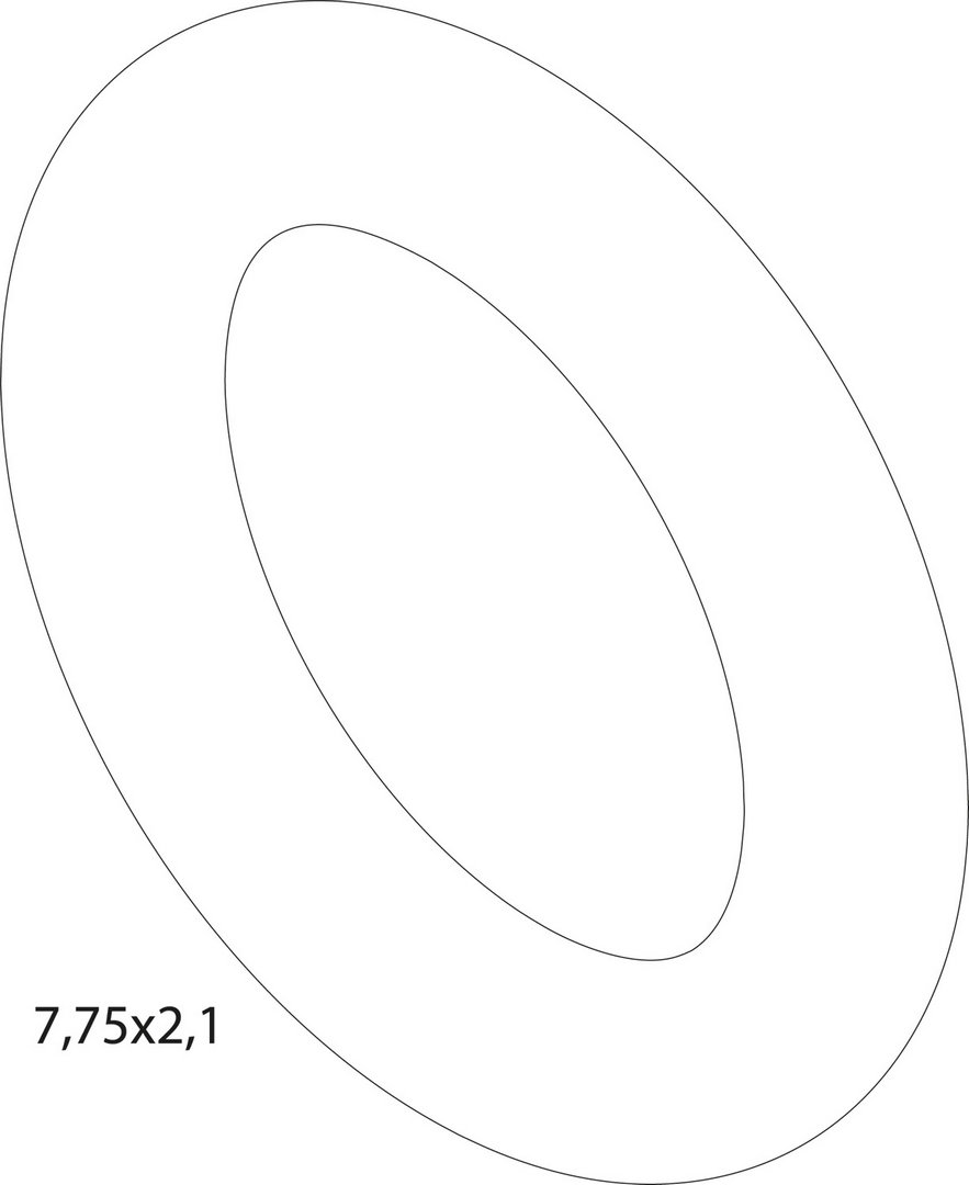 BOSCH Ersatzteil TTNR: 87161074400 O-Ring 7,75 x 2,1 L (1x)