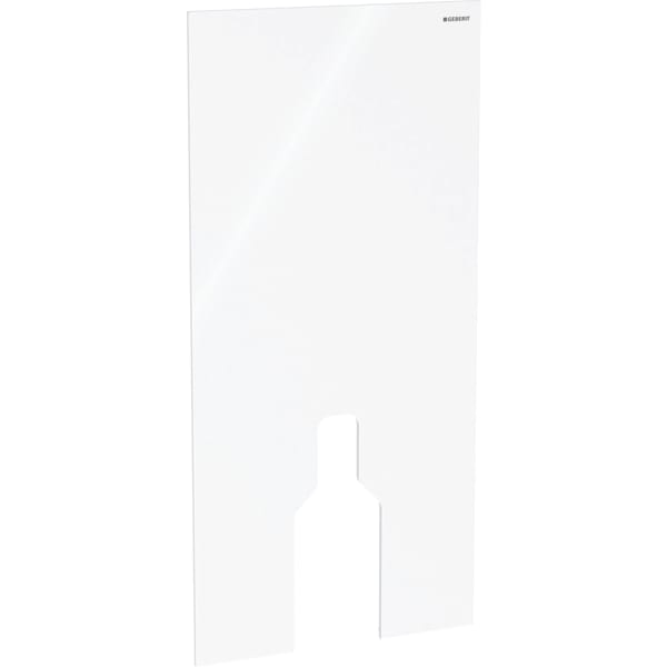Geberit Frontverkleidung für Geberit Monolith für Stand-WC 101cm Glas weiß