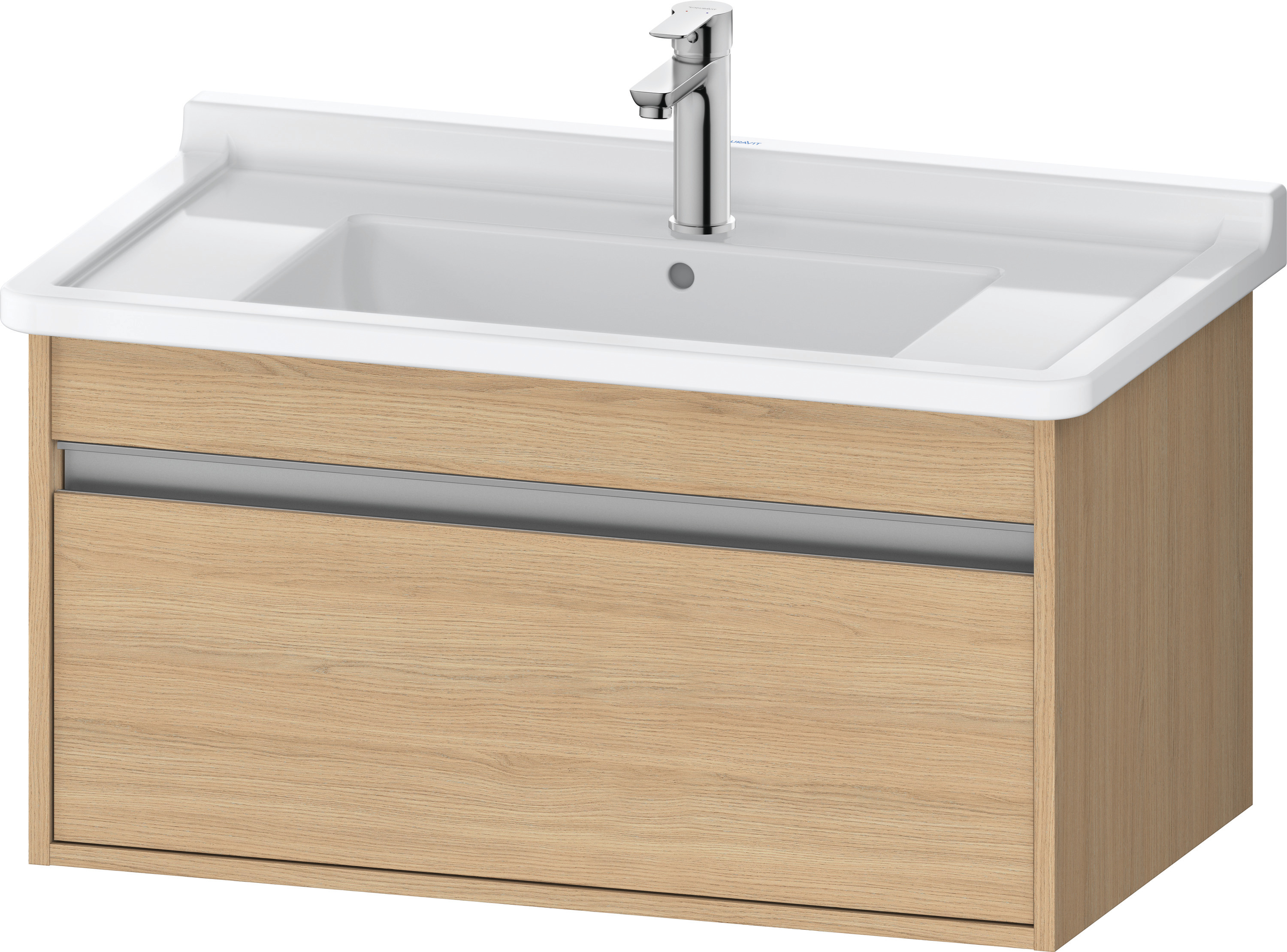 Duravit WTU wandhängend Ketho 455x800x410mm 1 Auszug, für 030480, Eiche Natur