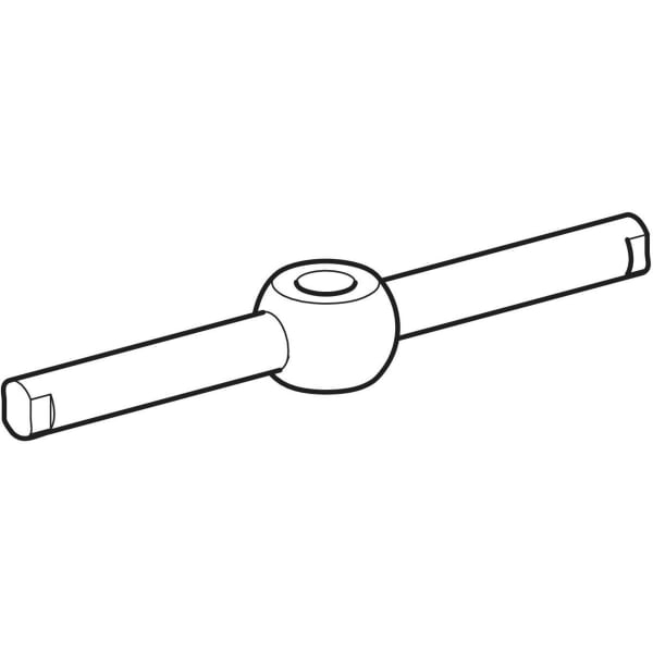 Geberit Flügelmutter für Rost verschraubbar für Bodenbeläge aus PVC