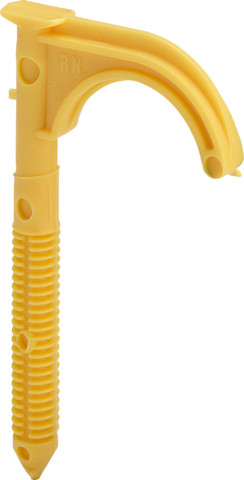 Viega Einschlagrohrbügel 2035.5 in DN16/20 x 8x80mm Kst. gelb RAL 1004