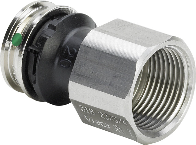 Viega Übergangsstück mit SC Raxinox 4412 in 16mm x Rp1/2 Stahl nichtrostend