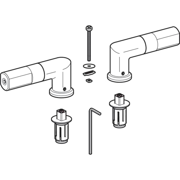 Geberit Set Scharniere für WC-Sitz Emani by Citterio