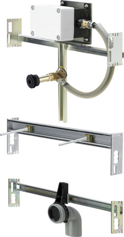 Viega Modul Urinal 8128.33 in 430mm Stahl verzinkt
