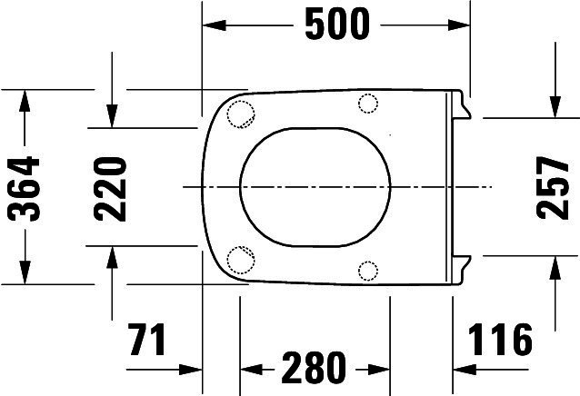 DU WC-Sitz DuraStyle Vital o.SoftClose m.Winkelpuffern, Scharniere edst., weiß