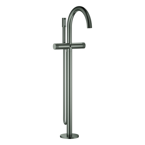 GROHE Wannenbatterie Atrio Private C. 25229 BM Knopfbetätigung hard graph. gb.