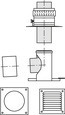 Vaillant Basis-Anschluss-Set DN 200 PP an Abgas DN 200 PP Schacht Vaillant Basis-Anschluss-Set DN 200 PP an Abgas DN 200 PP Schacht