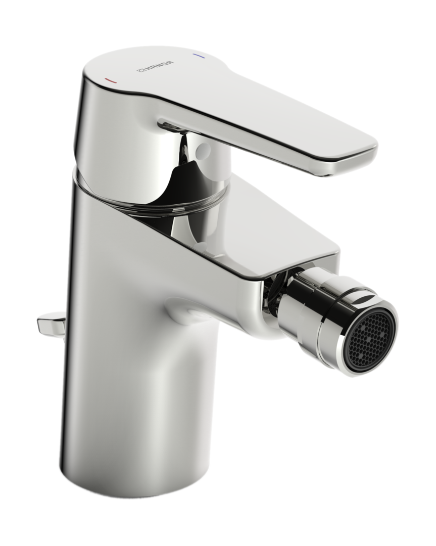 Hansa EHM Bidet-Batt. HANSAPOLO 5143 Zugst.Ablgarn. Ausld. 106 mm DN15 chr Hansa EHM Bidet-Batt. HANSAPOLO 5143 Zugst.Ablgarn. Ausld. 106 mm DN15 chr