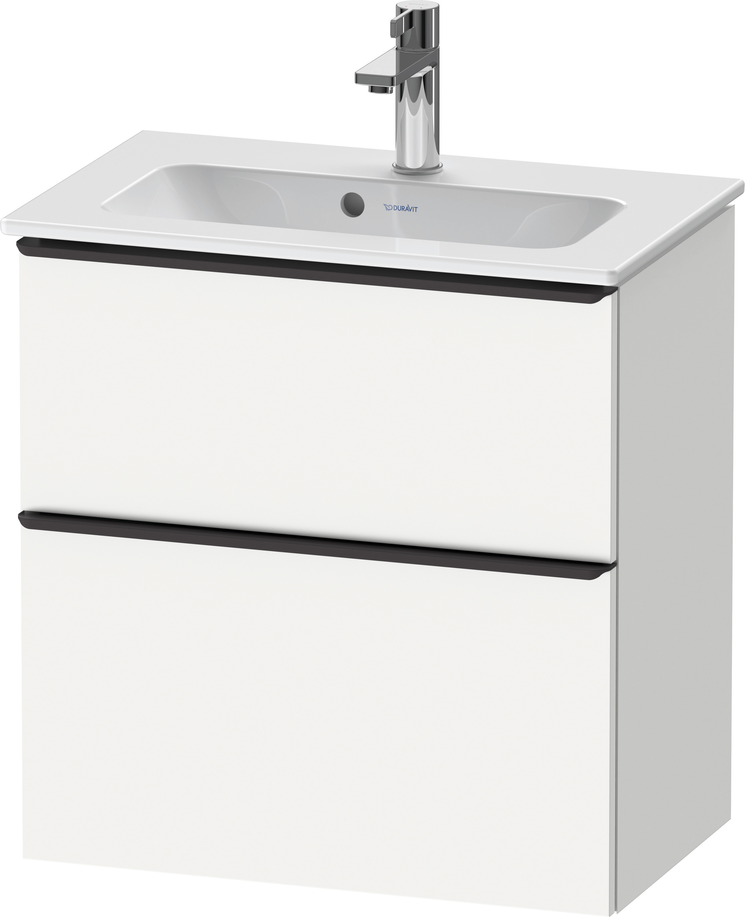 Duravit D-Neo WTU,Ausz:1,Schubk:1,GR:Dia.Schw 610x372x625mm,Wandh,Weiß Matt,Dekor
