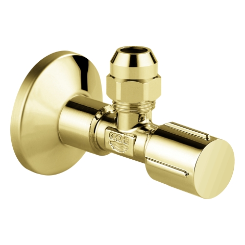 GROHE Eckventil 22037 1/2x3/8'' Rosette Metallgriff cool sunrise GROHE Eckventil 22037 1/2x3/8'' Rosette Metallgriff cool sunrise