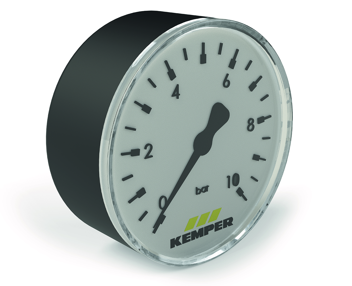 KEMPER Manometer waagerechter Anschluss G 1/4, für Basis-Modul